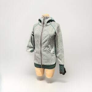 Lululemon Scuba Hoodie III Jacket Rio Mist Sea Mist Deep Green Size 6 Perfect